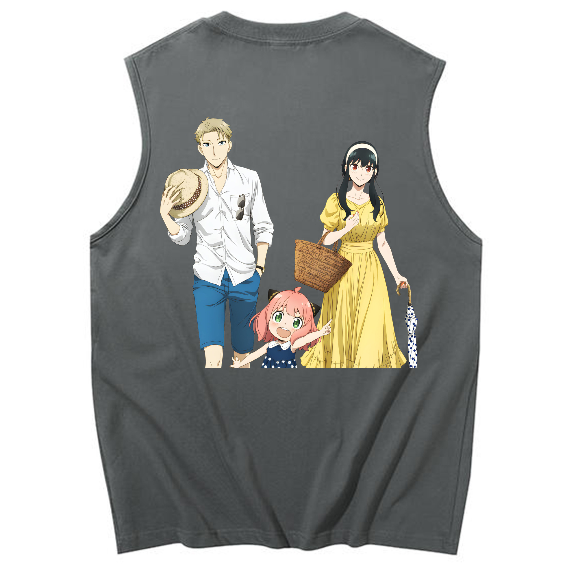 （画像用） SPY×FAMILY间谍家家酒 コットン100％タンクトップ（背面プリント）